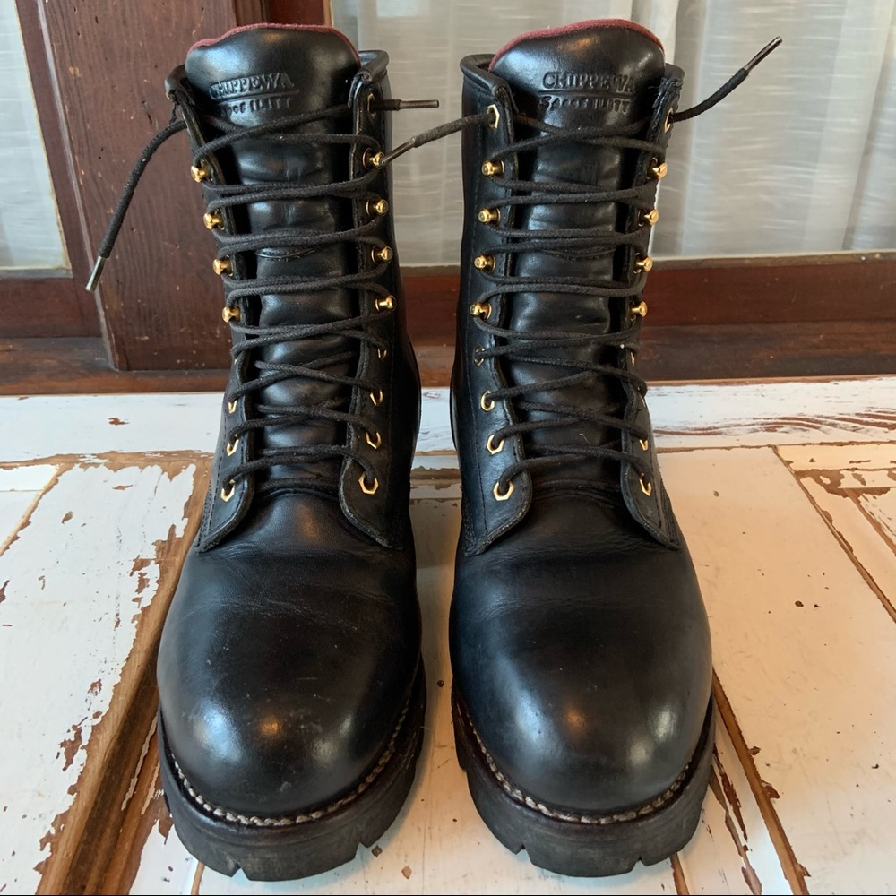 Chippewa CHIP-A-TEX Men's Leather Work Boots
